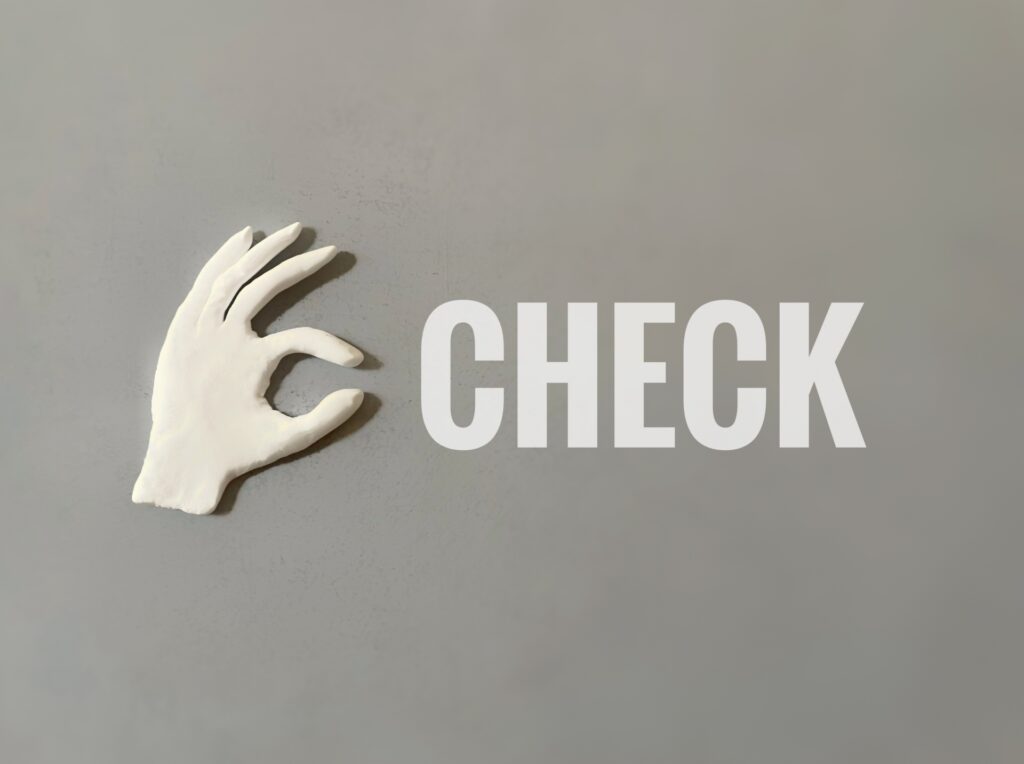チェック